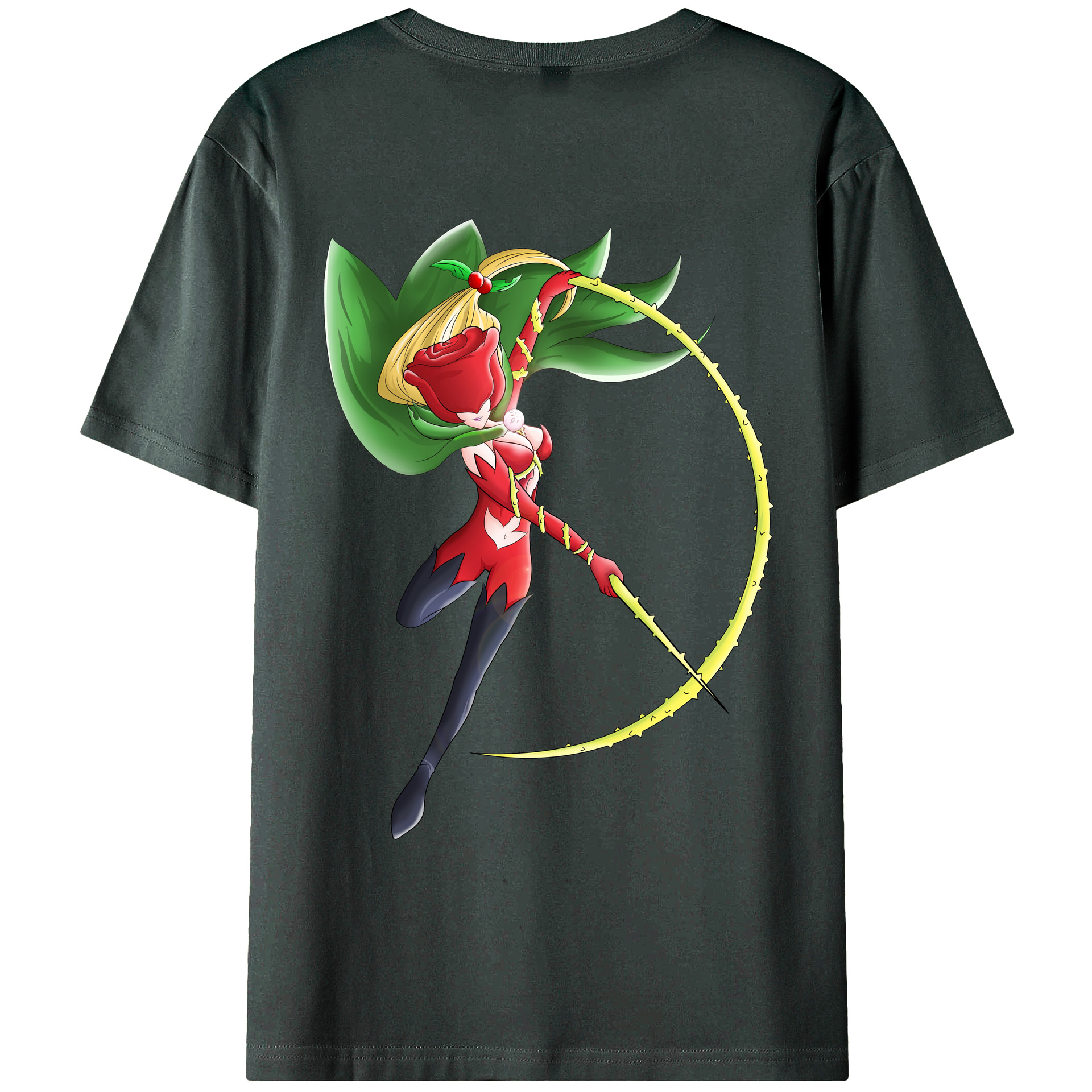 （画像用） Digimon デジタルモンスター/デジモン 綿100％ メンズ半袖Tシャツ（バックプリント） 通気性